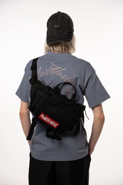 Сумка-бананка Flava 'Patch' black 85899892 фото